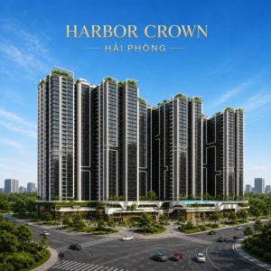 Phối cảnh chung cư Harbor Crown Hải Phòng