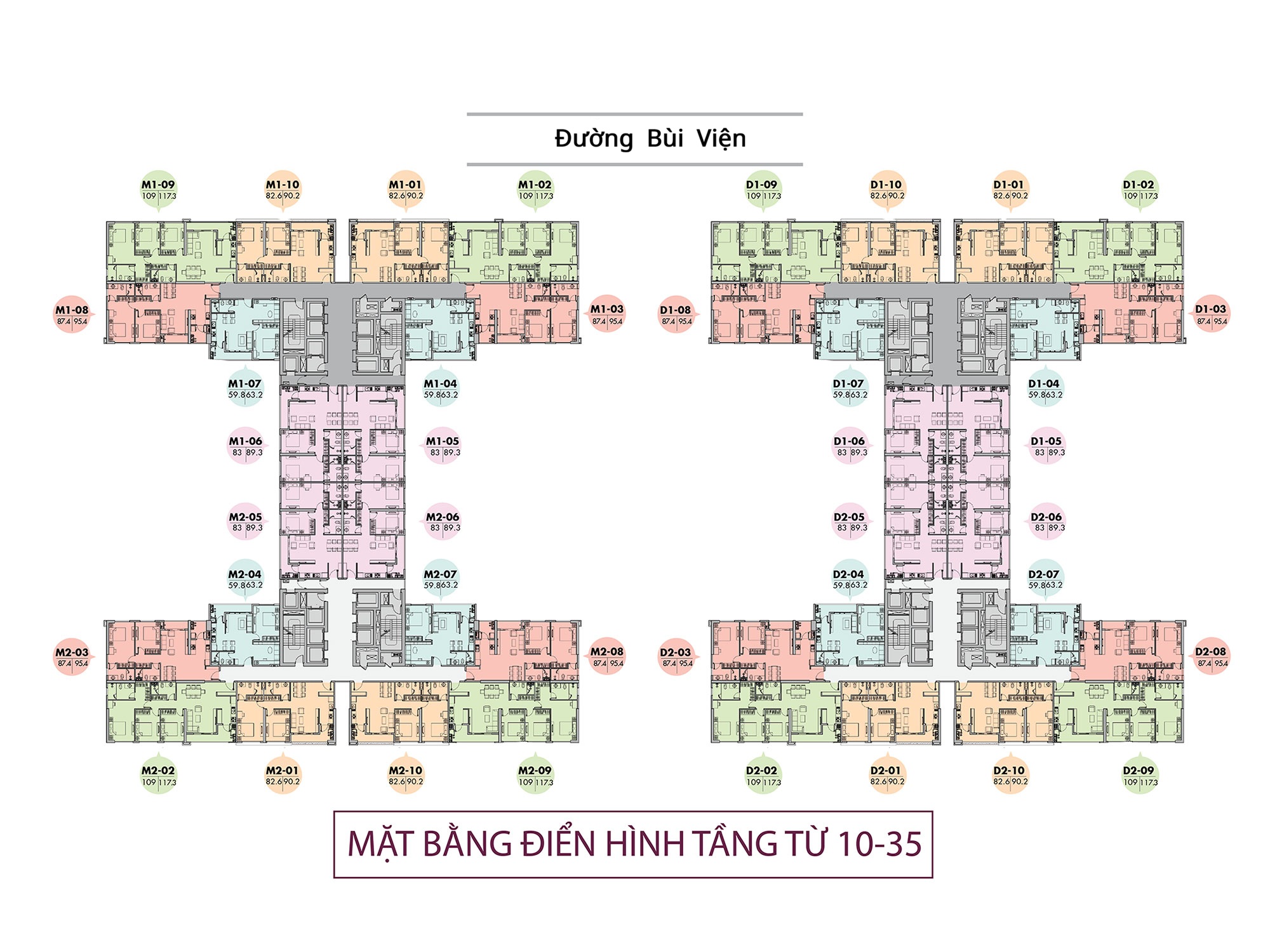 Mặt bằng Harbor Crown Hải Phòng